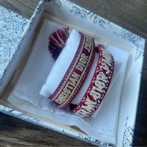 Dior Woven Bracelet Set